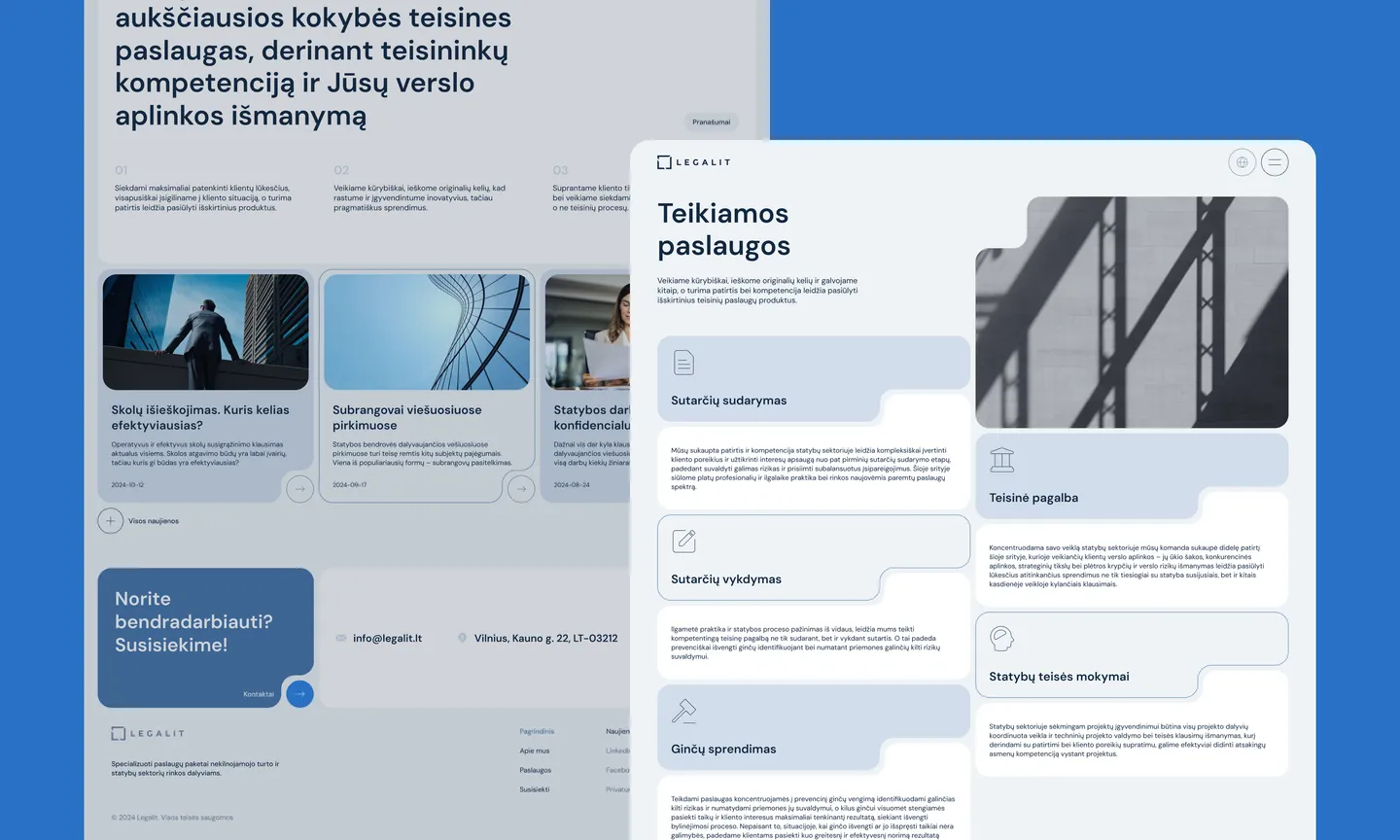 Legalit statybų
teisės ekspertai